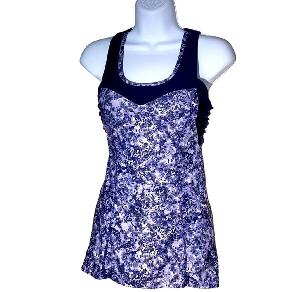 MPG Navy workout top cute back  S